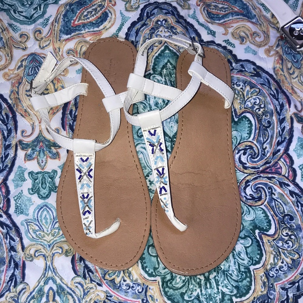 Charlotte Russe t strap  sandals